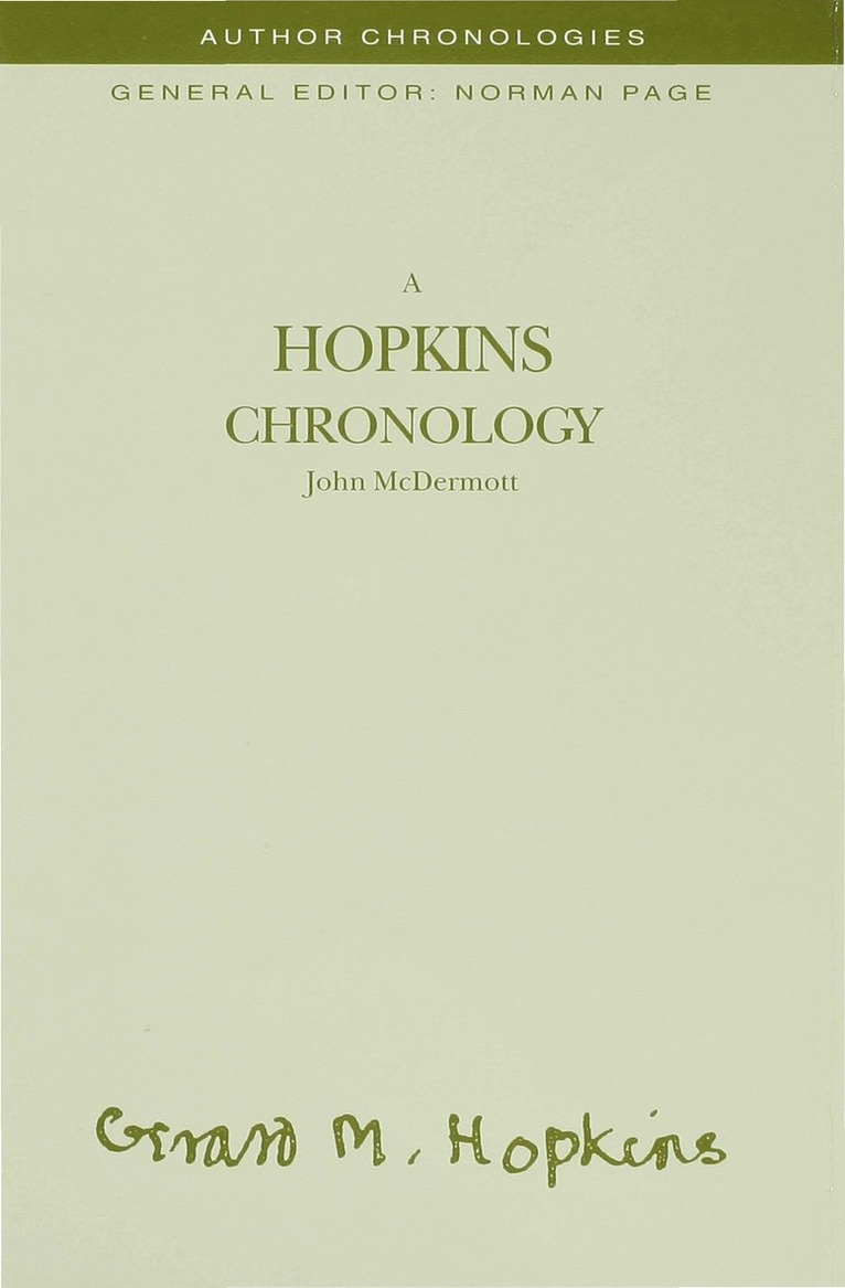Hopkins Chronology 1