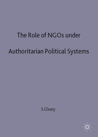 bokomslag Role of NGOs under Authoritarian Political Systems