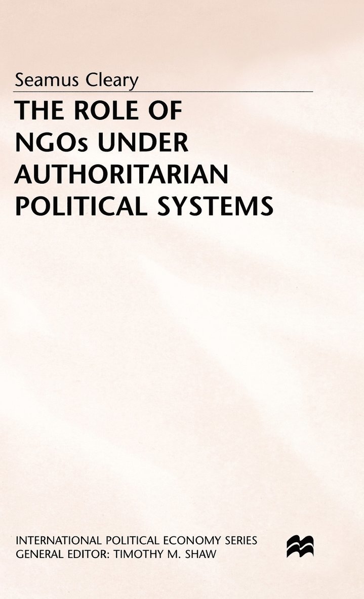 The Role of NGOs under Authoritarian Political Systems 1