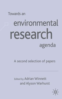 bokomslag Towards an Environment Research Agenda