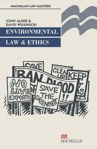 bokomslag Environmental Law and Ethics