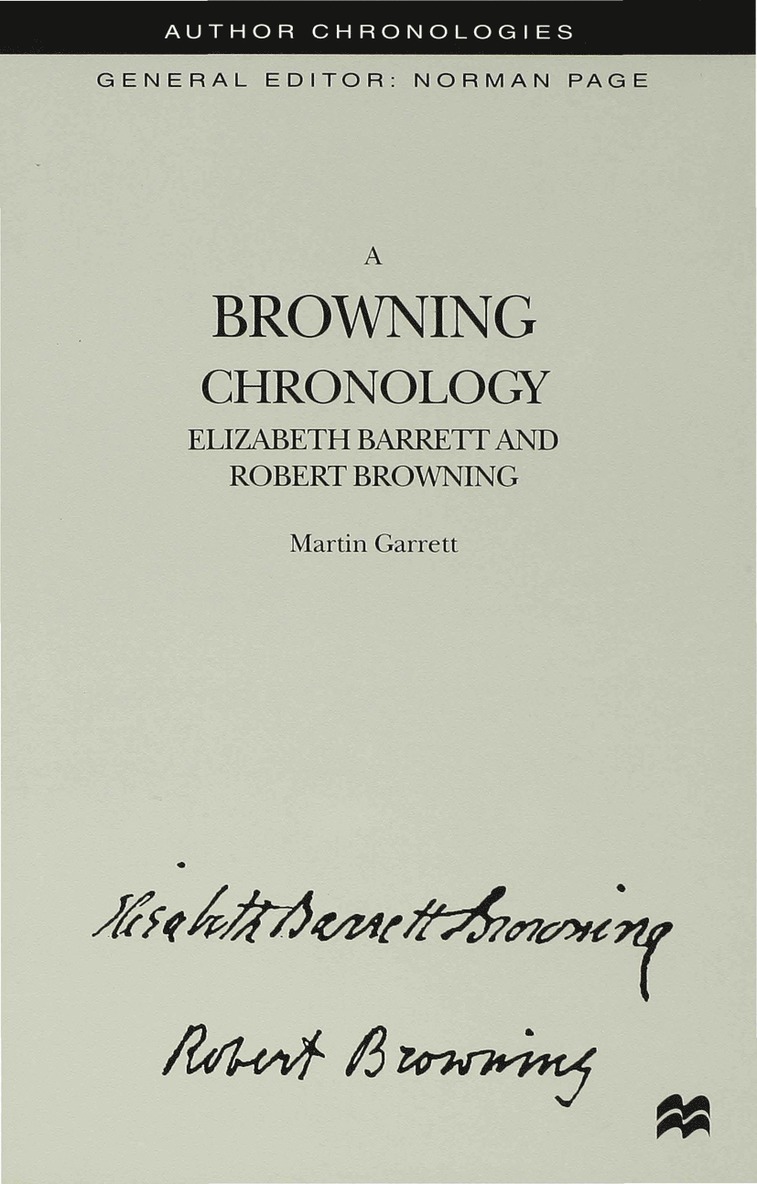 Browning Chronology 1