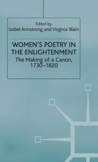 bokomslag Womens Poetry in the Enlightenment