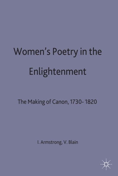 bokomslag Women's Poetry in the Enlightenment