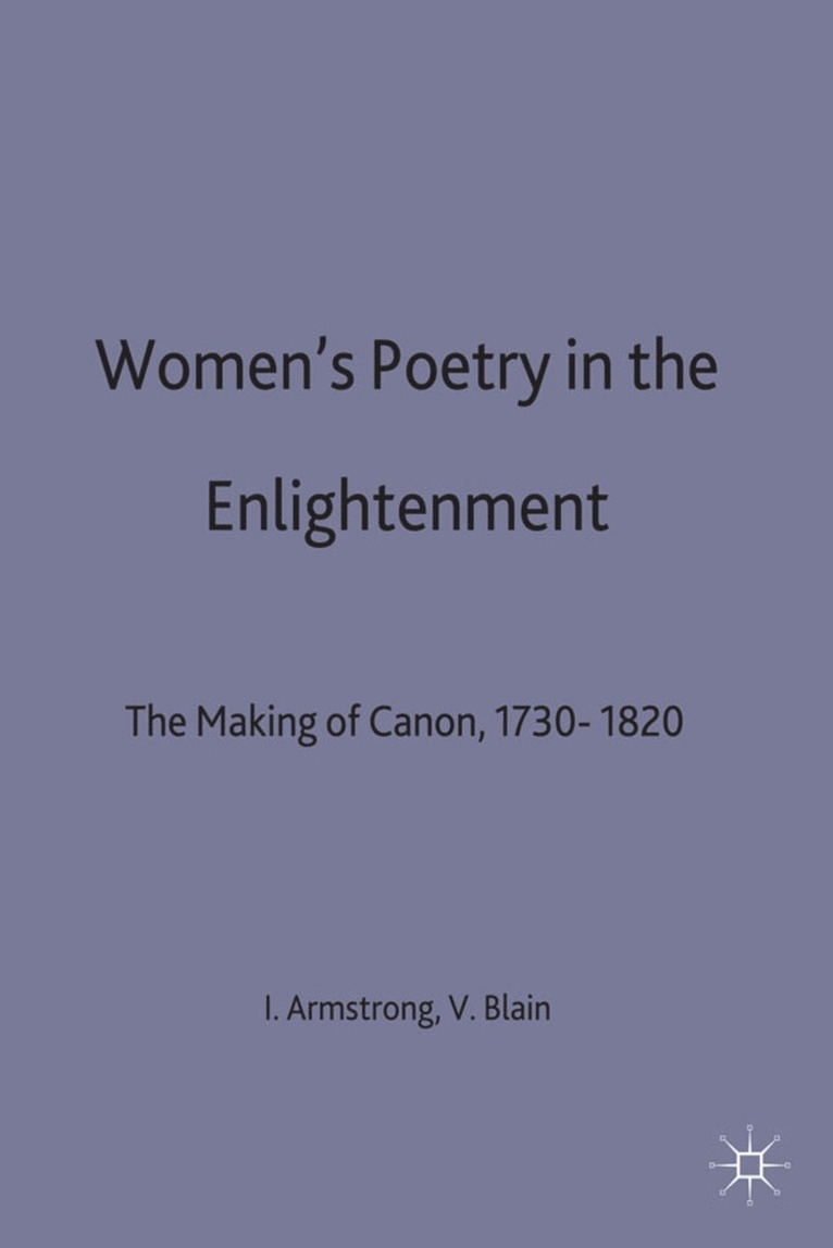 Womens Poetry in the Enlightenment 1