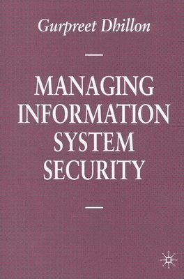 bokomslag Managing Information System Security