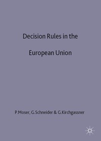 bokomslag Decision Rules in the European Union