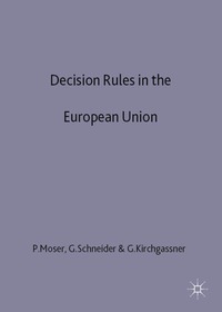 bokomslag Decision Rules in the European Union