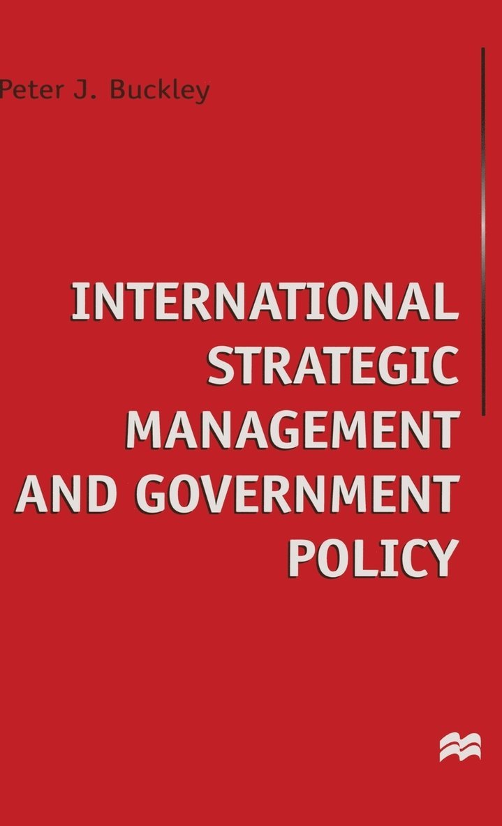 International Strategic Management and Government Policy 1