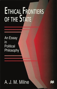 bokomslag Ethical Frontiers of the State