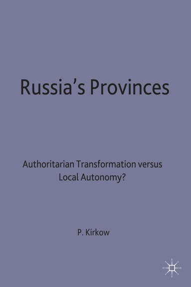 bokomslag Russia's Provinces