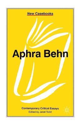 Janet Todd - Aphra Behn, Häftad