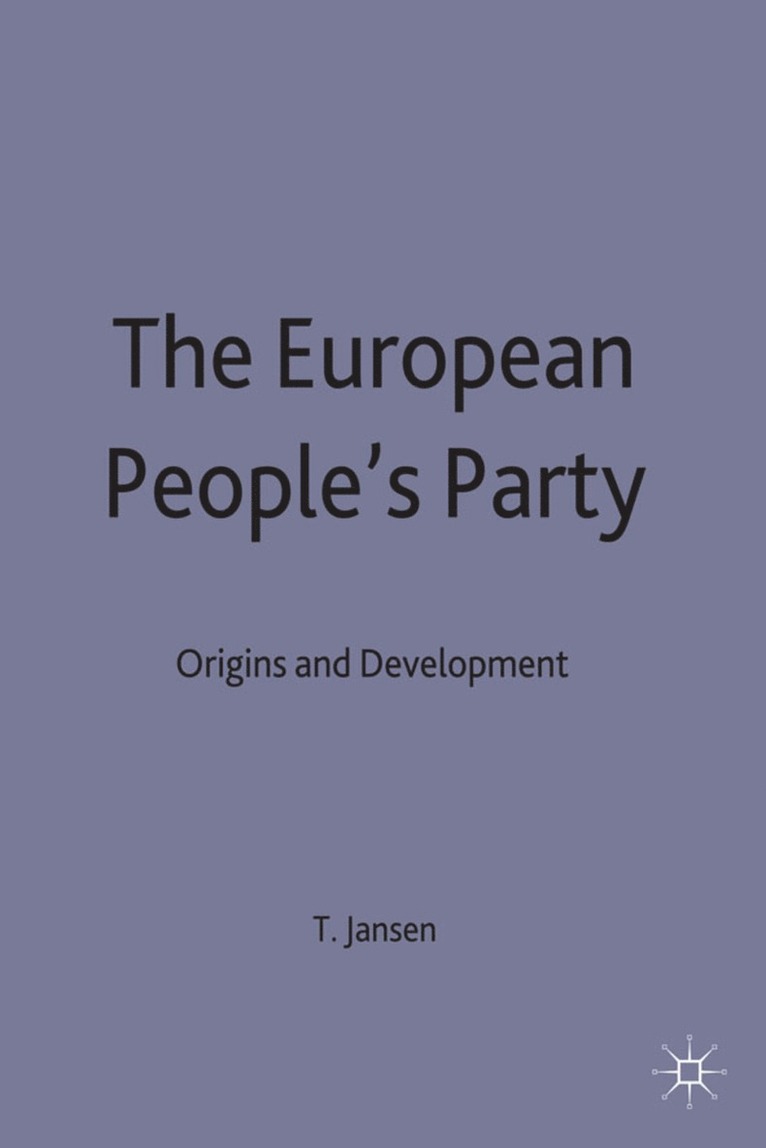 T. Jansen - European People's Party, Inbunden