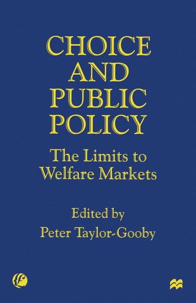 bokomslag Choice and Public Policy