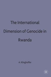 bokomslag International Dimension of Genocide in Rwanda