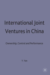 bokomslag International Joint Ventures in China