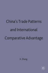 bokomslag China's Trade Patterns and International Comparative Advantage
