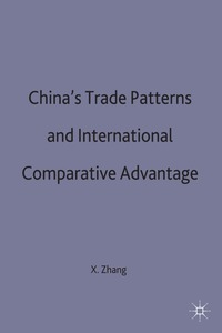 bokomslag Chinas Trade Patterns and International Comparative Advantage