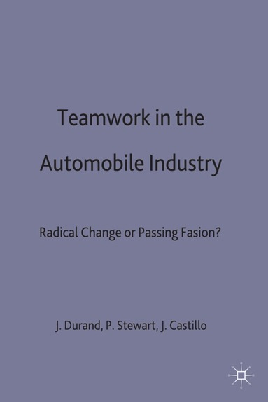 bokomslag Teamwork in the Automobile Industry