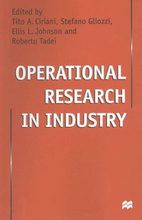 bokomslag Operational Research in Industry