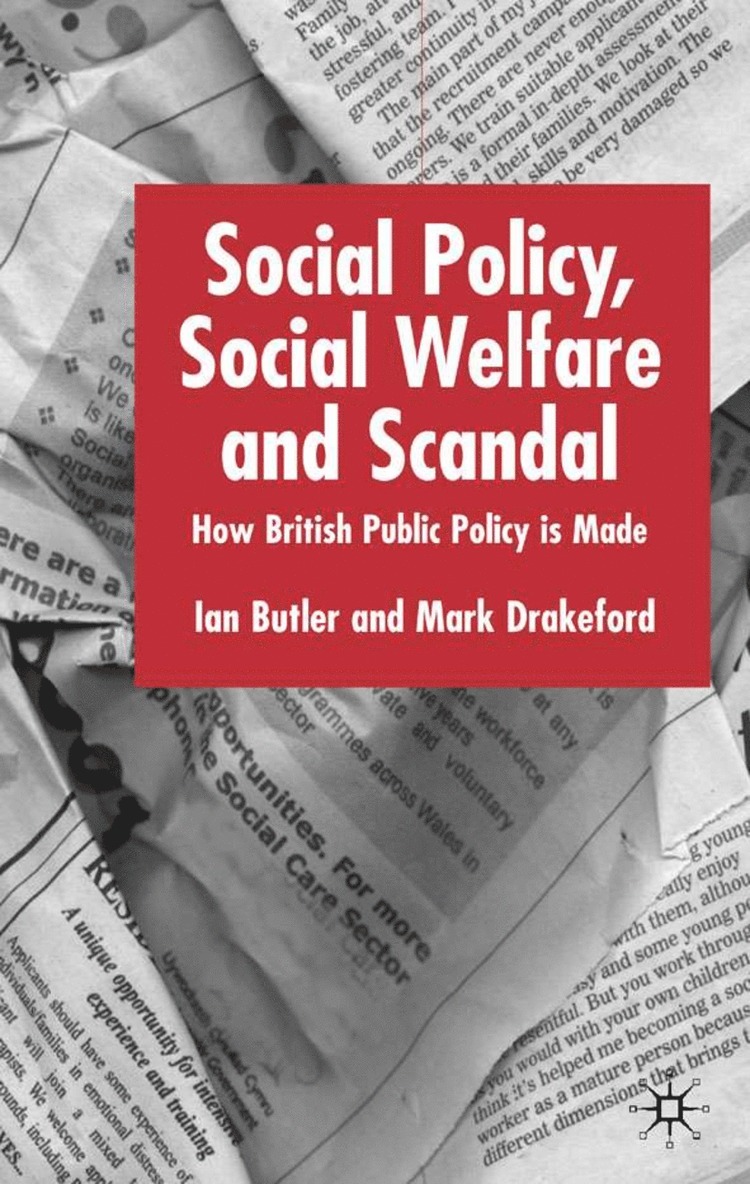 I. Butler, M. Drakeford, Ian Butler, Mark Drakeford - Social Policy, Social Welfare and Scandal, Inbunden