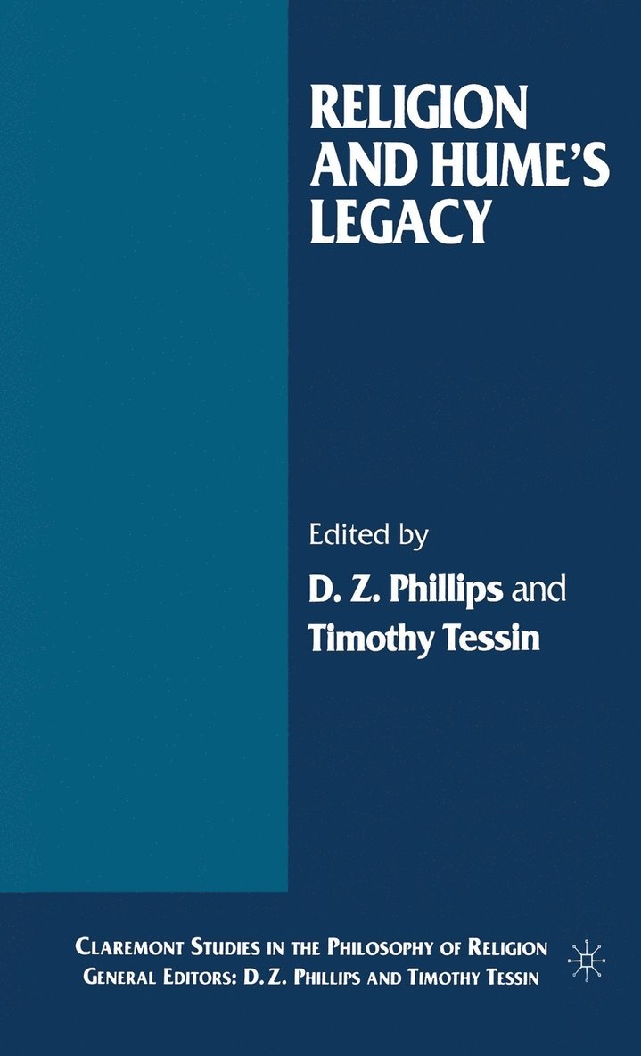 D. Z. Phillips, Timothy Tessin, D Z Phillips - CSPR;Religion and Hume's Legacy, Inbunden