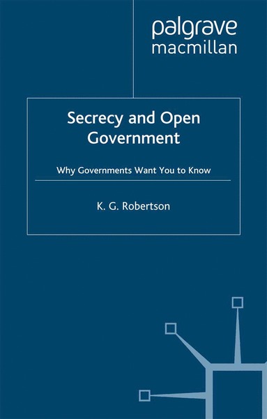 bokomslag Secrecy and Open Government