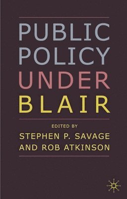 Public Policy under Blair 1
