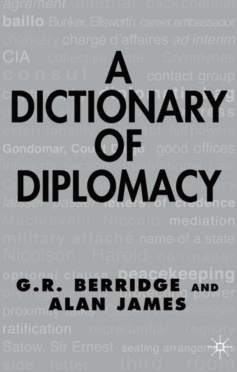 A Dictionary of Diplomacy 1