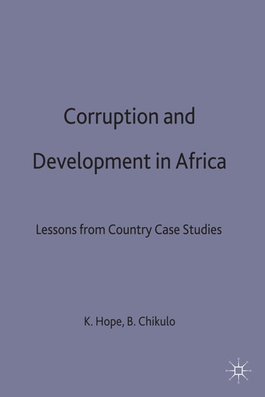 bokomslag Corruption and Development in Africa