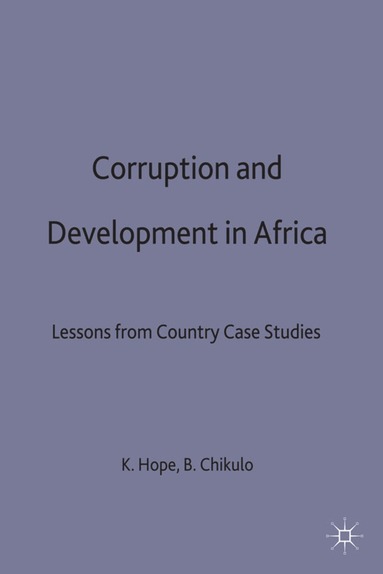 bokomslag Corruption and Development in Africa