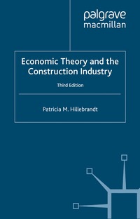 bokomslag Economic Theory and the Construction Industry