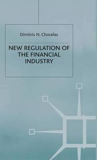 bokomslag New Regulation of the Financial Industry