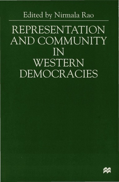 bokomslag Representation and Community in Western Democracies