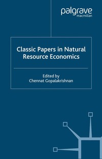 bokomslag Classic Papers in Natural Resource Economics