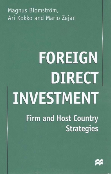 bokomslag Foreign Direct Investment