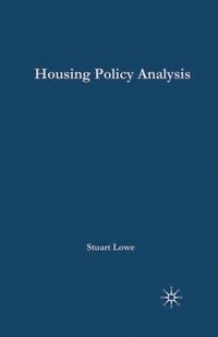 bokomslag Housing Policy Analysis: British Housing in Culture and Comparative Context