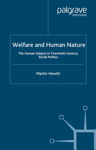 bokomslag Welfare and Human Nature