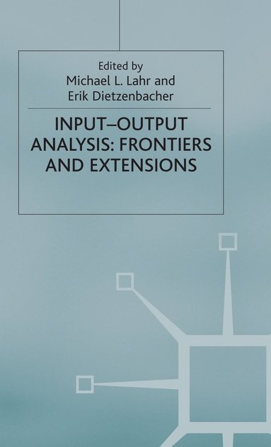 bokomslag Input-Output Analysis