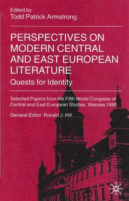 bokomslag Perspectives on Modern Central and East European Literature