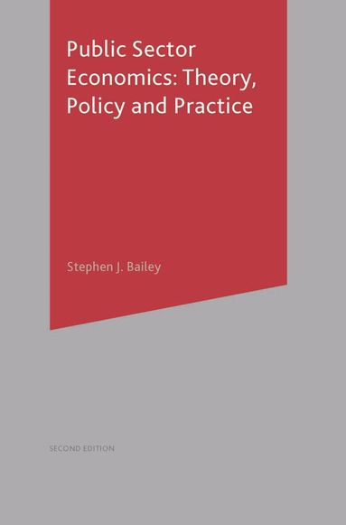 Stephen Bailey - Public Sector Economics, Häftad