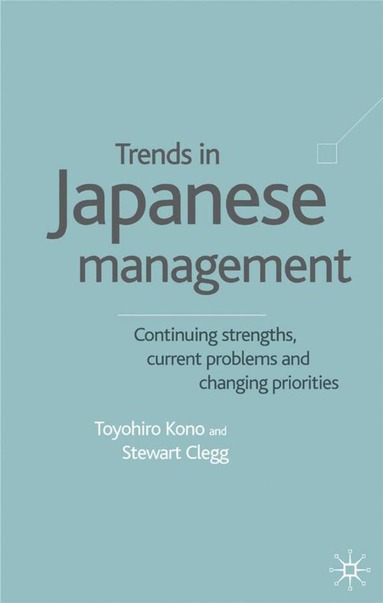 bokomslag Trends in Japanese Management