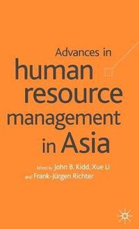 bokomslag Advances in Human Resource Management in Asia