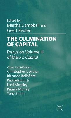 bokomslag The Culmination of Capital