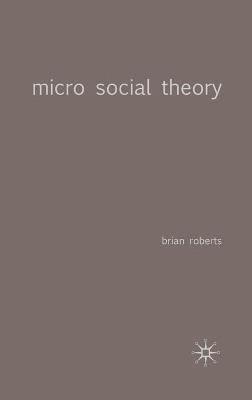 bokomslag Micro Social Theory