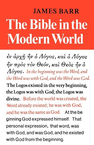 bokomslag Bible in the Modern World