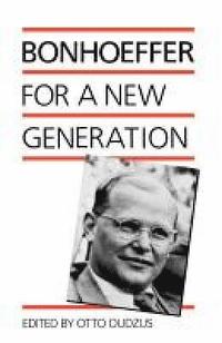 bokomslag Bonhoeffer for a New Generation