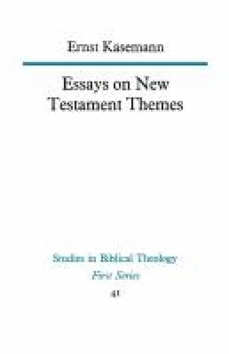 Essays on New Testament Themes 1