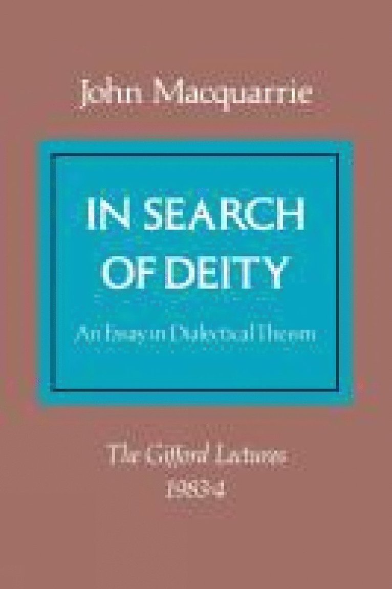 In Search of Deity
