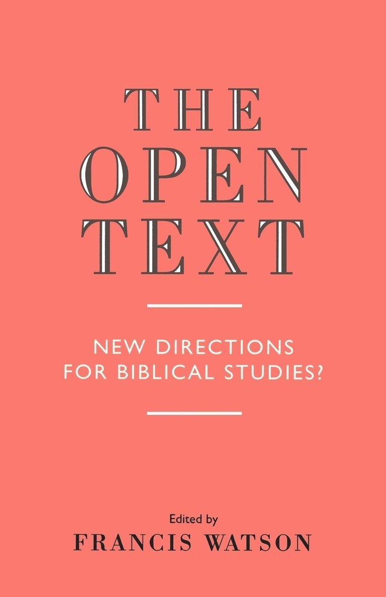 The Open Text 1
